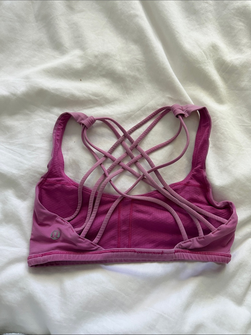 lululemon athletica free to be wild bra — pink